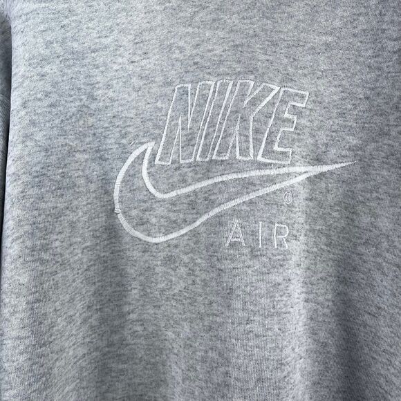 Vintage 90s Nike Air Crewneck Sweatshirt – Made in USA – Gray – Men’s Large - Picture 2 of 7